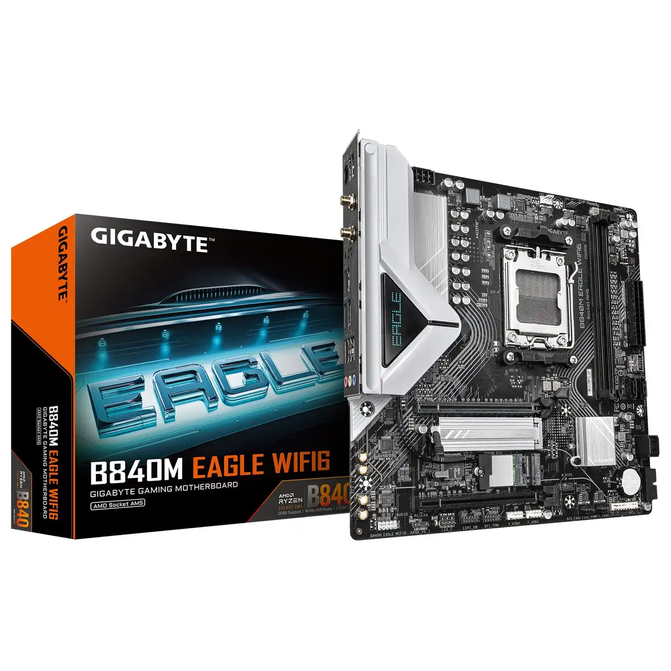 GIGABYTEがAMD B840チップセット搭載Micro-ATXマザーボード「GIGABYTE B840M EAGLE WIFI6」を発売