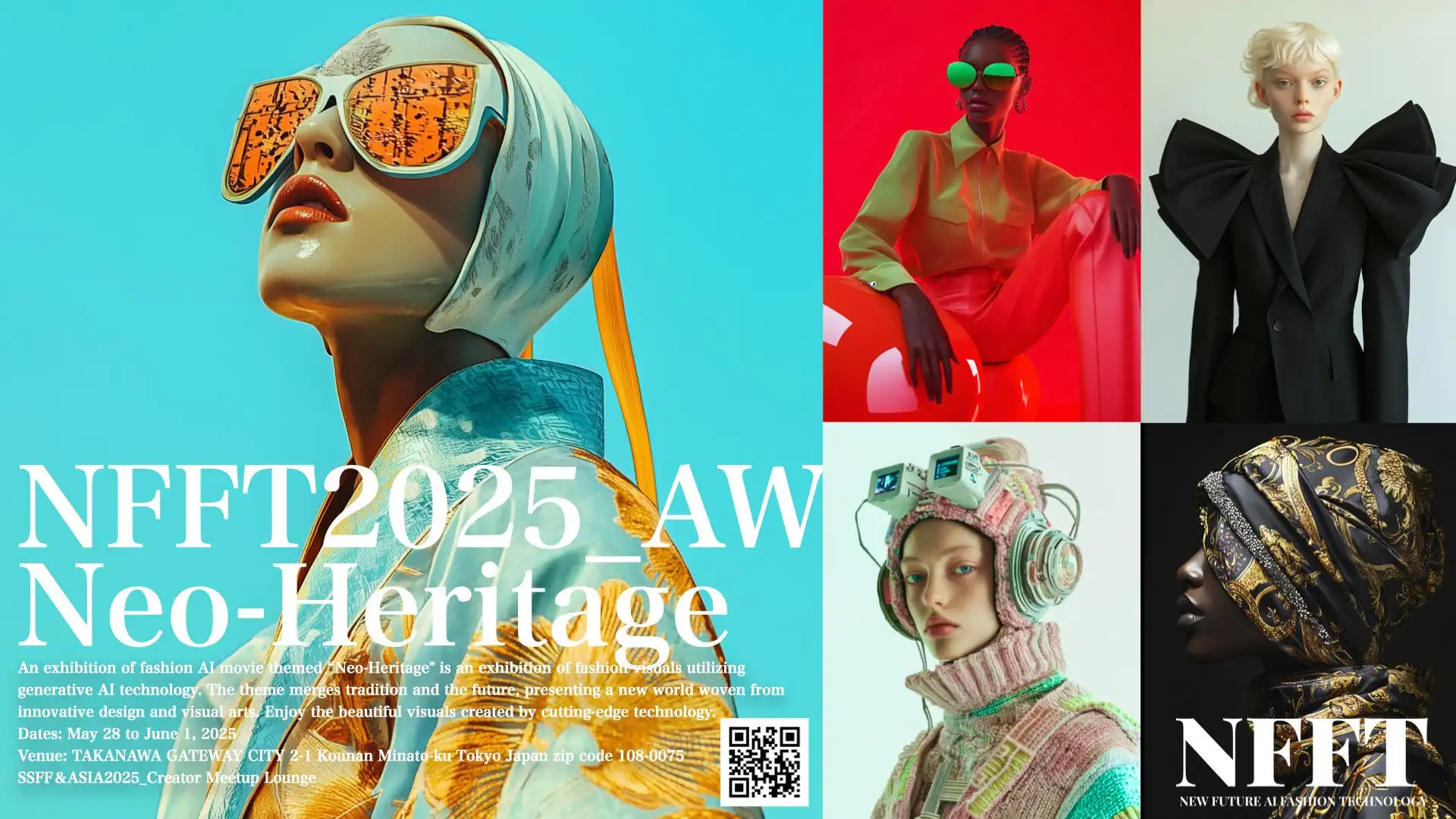 AIクリエイター34名参加！NFFT2025_AW Neo-Heritage AI Fashion Movie 展が開催