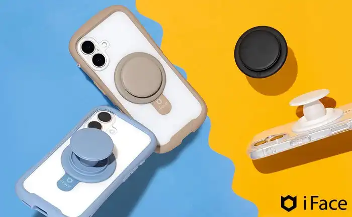 iFaceがMagSafe対応スマホアクセサリーMagSynq Grip Holderを発表、利便性とデザイン性を両立