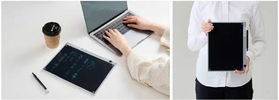 キングジム、電子メモパッド「ブギーボード」BB-19を6月13日発売、大画面と使いやすさで市場拡大目指す