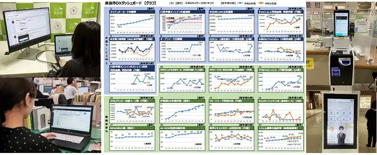 奈良市、DXダッシュボード公開で行政サービス向上と業務効率化を推進