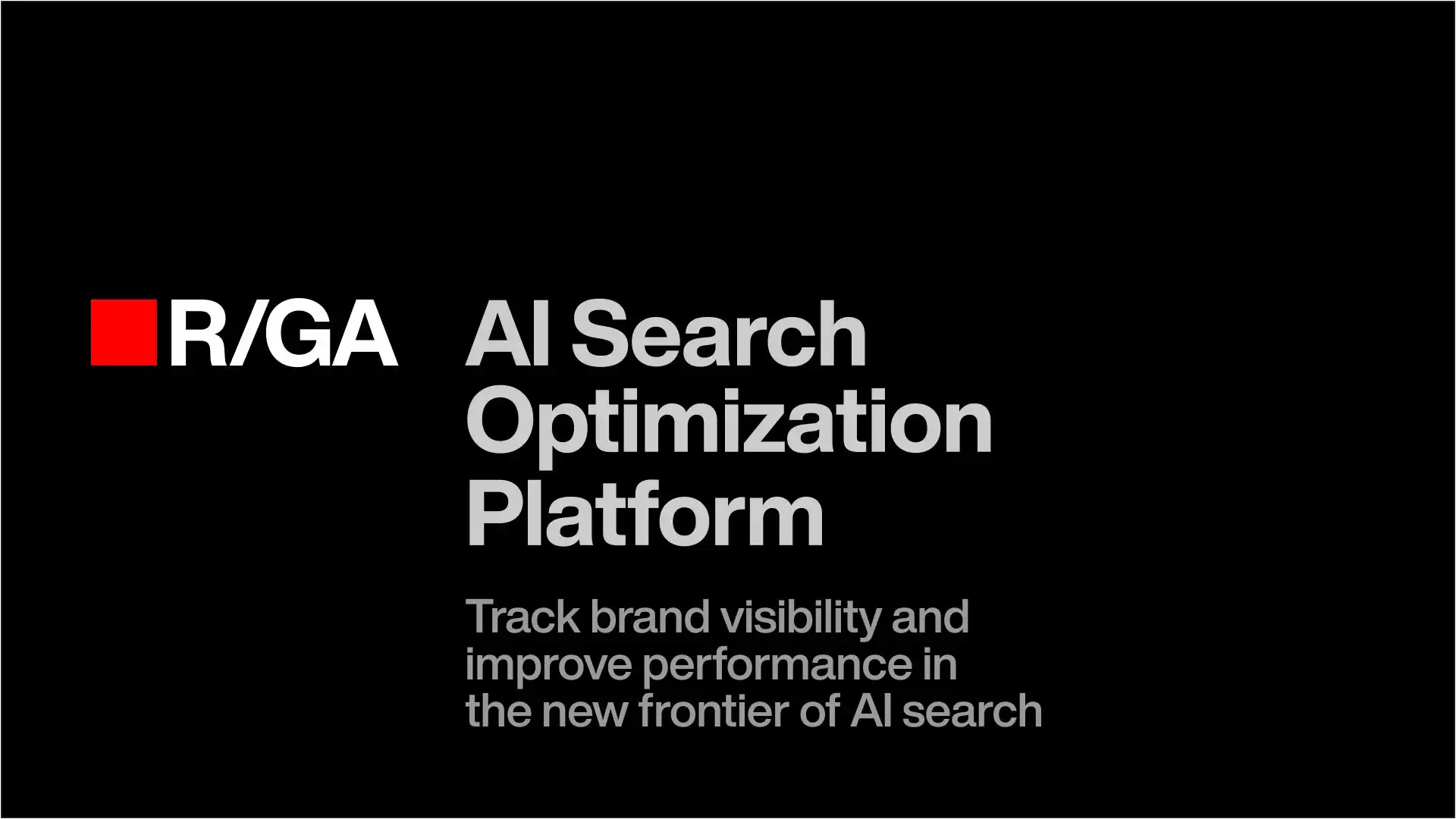 R/GAがAI検索最適化ツールを発表、ブランドの検索プレゼンス向上を支援
